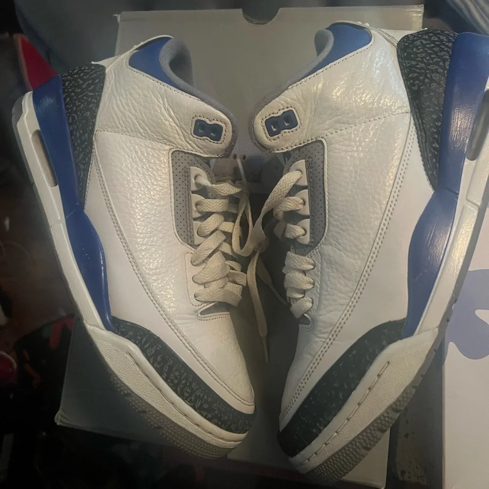 Air Jordan racer blue 3 size 10 - Picture 2 of 6